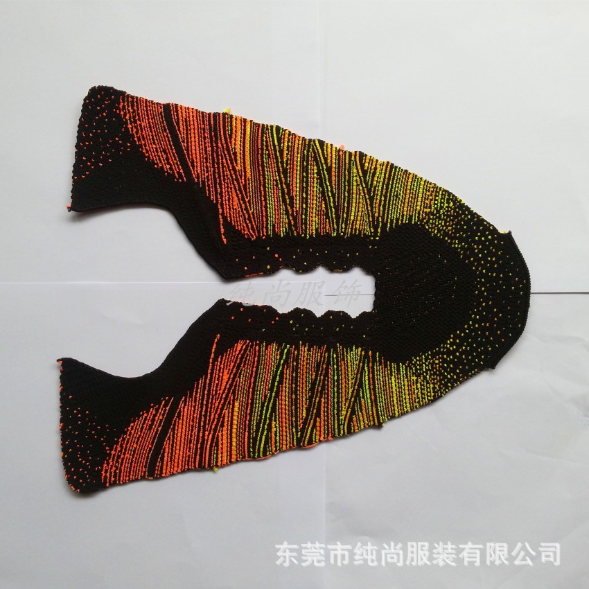 针织运动鞋鞋面鞋材 激光切割 激光镭射 激光加工 激光自定义图案 图