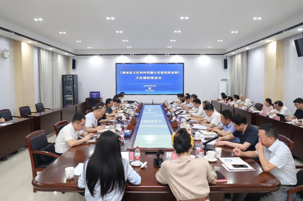 陈飞在湖南省社科院主持召开文化和科技融合发展促进立法调研座谈会(图1) 2323.jpg